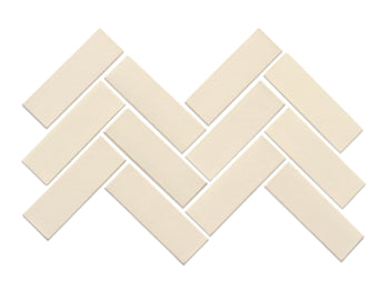 2"x6" Sheeted Herringbone Pattern - 56 Parchment