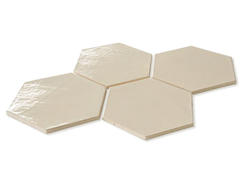 Large Hexagons - 56 Parchment