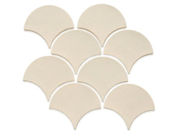 Large Moroccan Fish Scales - 56 Parchment