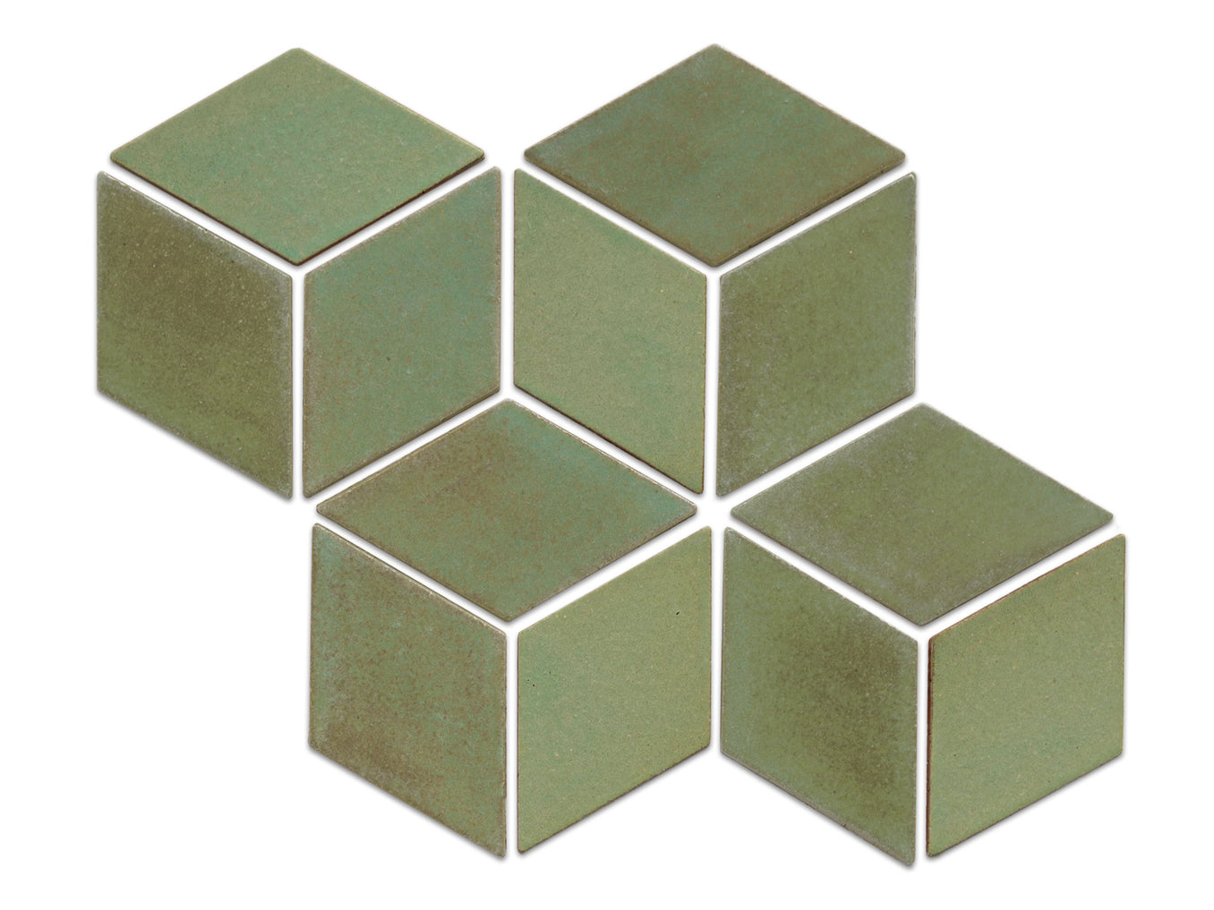Medium Cube Diamonds - 123R Patina