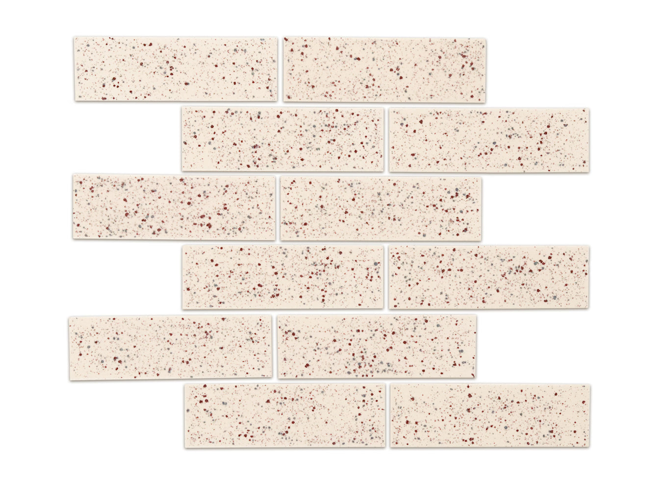 2"x6" Subway Tile - 94 River Rock