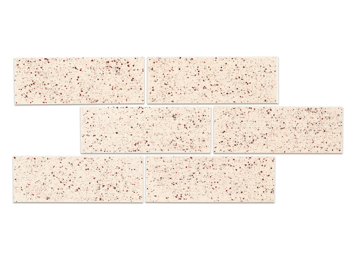 3"x8" Subway Tile - 94 River Rock