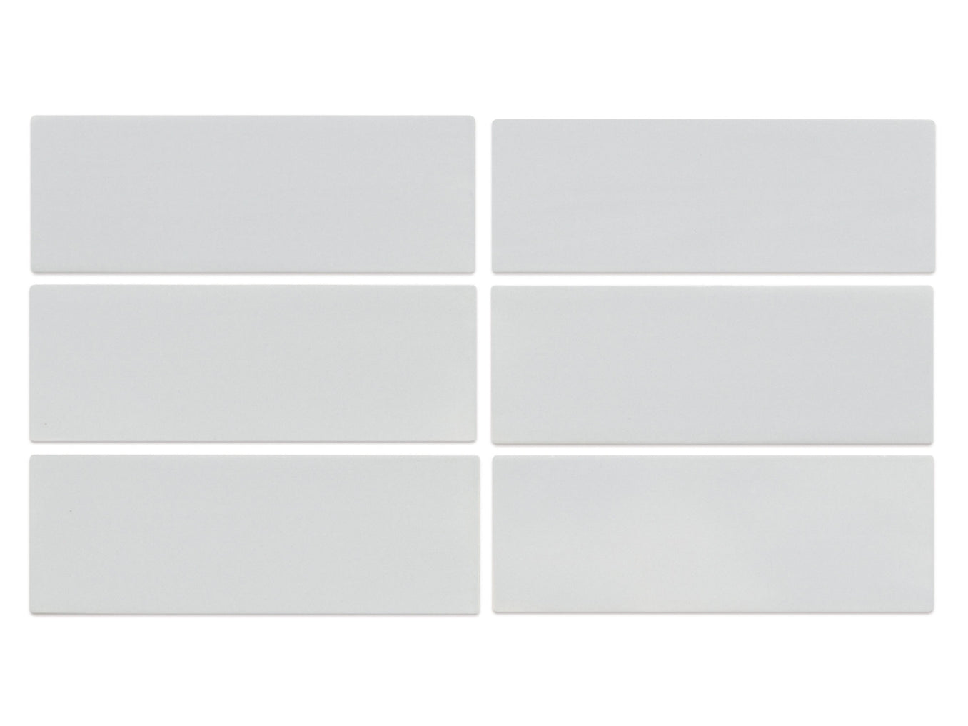 3"x8" Subway Tile - 60 Silver Lining