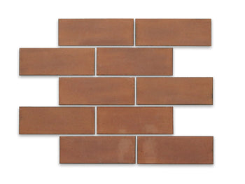 3"x8" Subway Tile Pumpkin Spice - Small Batch of 14sf