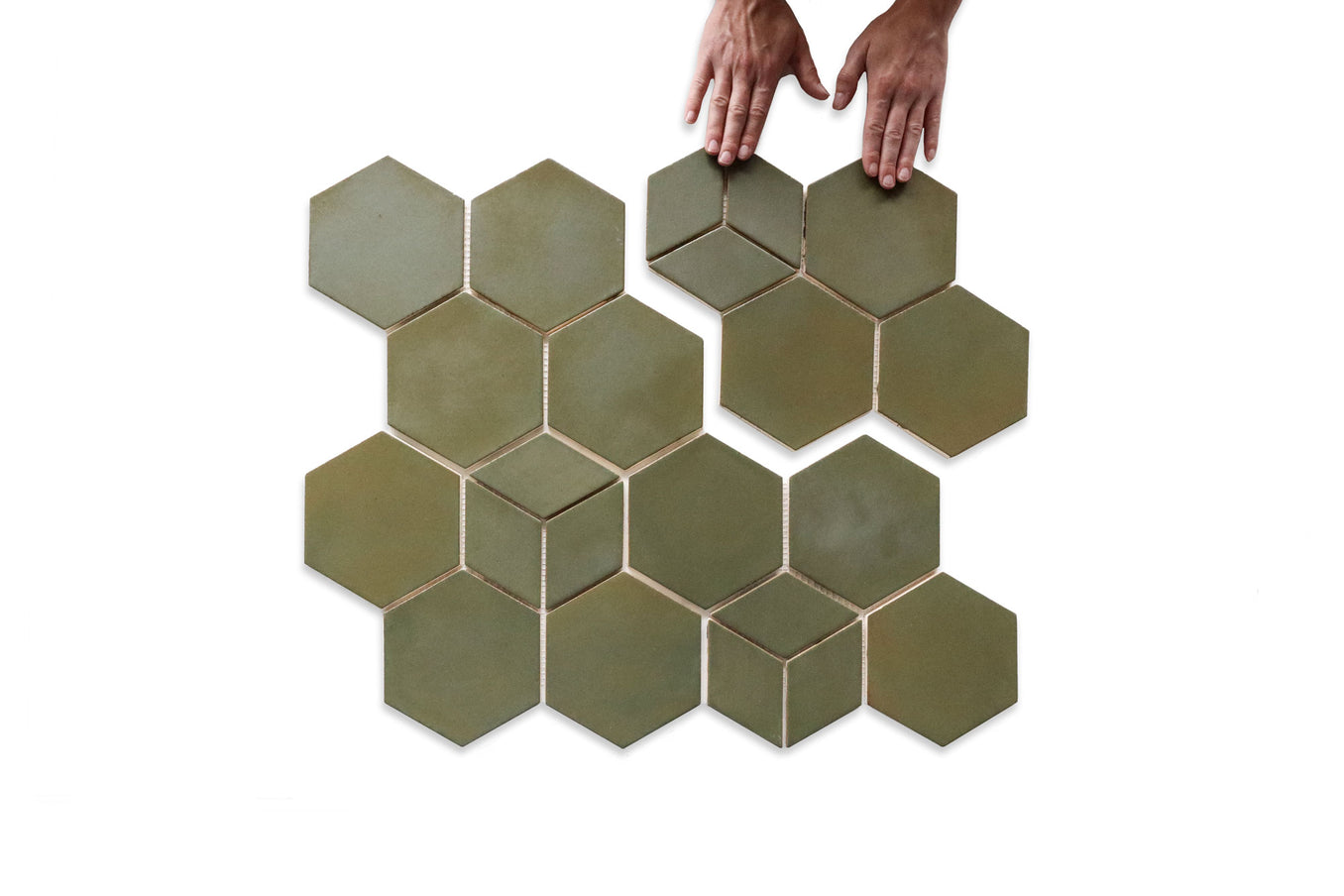 Geo-Hex Pattern - 134 Spanish Moss