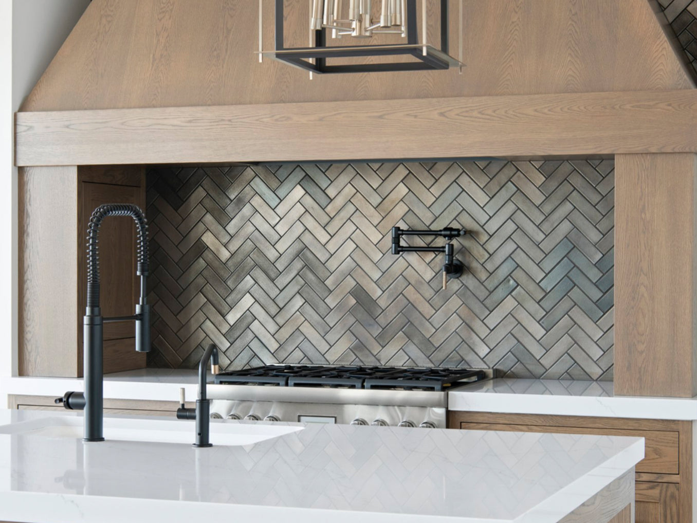 2"x6" Sheeted Herringbone Pattern - 155 Steel