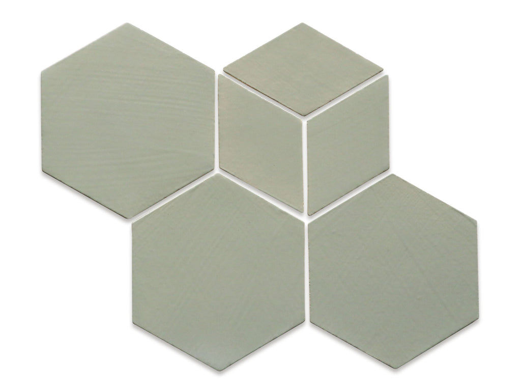 Geo-Hex Tile Pattern | Shop Handmade Tile by Mercury Mosaics