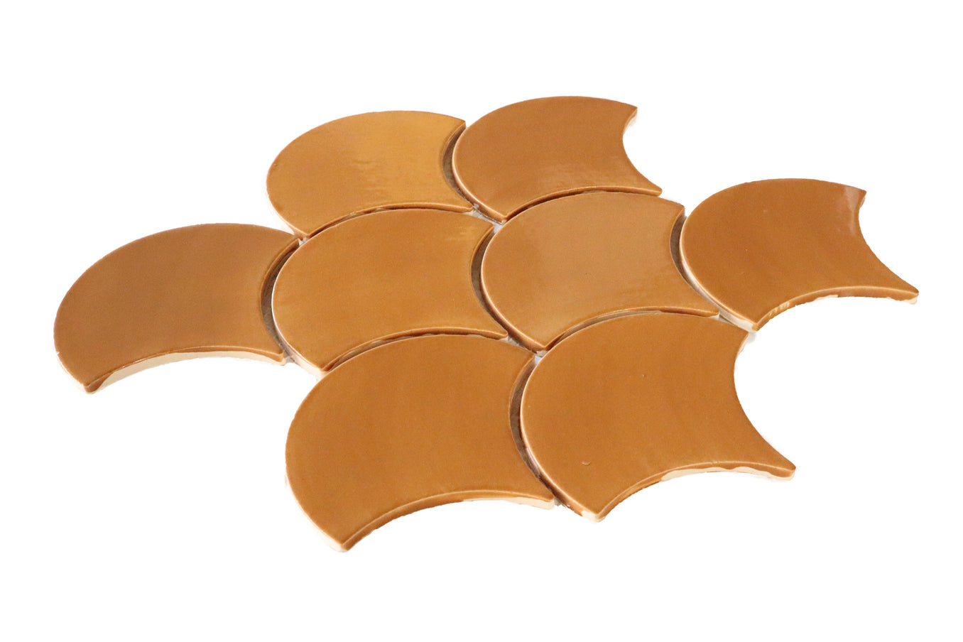 Tawny Brown Large Moroccan Fish Scales