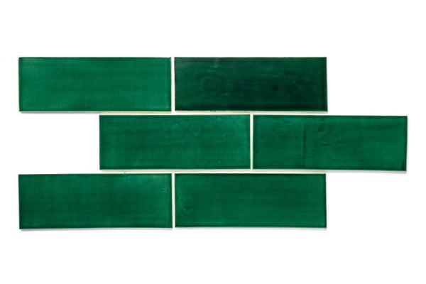 3x8 Subway Tile Emerald, emerald green subway tile