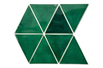 Large Triangles - 75 Emerald
