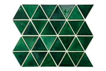 Small Triangles - 75 Emerald