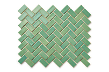 1"x2" Herringbone Pattern - 1065 Mint Julep