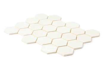 Small Hexagon - 11 Deco White
