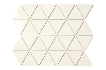 Small Triangles - 11 Deco White