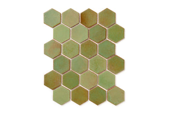 Small Hexagon - 123R Patina