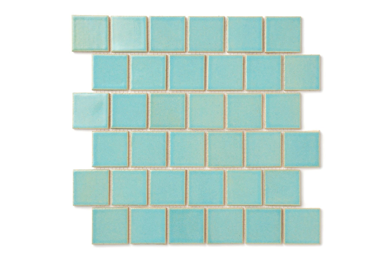 Staggered pattern - Blue Bell