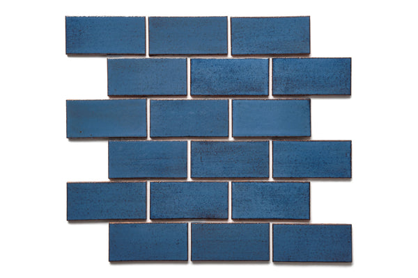 2x4 Subway Tile Sapphire Blue