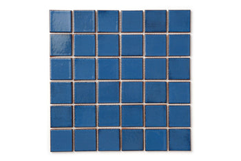 2"x2" Stacked Pattern - 23 Sapphire Blue