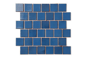 2"x2" Staggered Pattern - 23 Sapphire Blue
