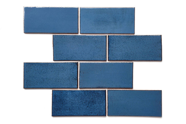 3x6 Subway Tile Sapphire Blue, blue subway tile