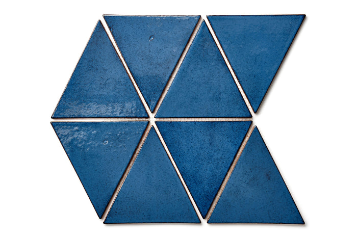 Large Triangle Tiles | Triangle Pattern Tiles | Mercury Mosaics