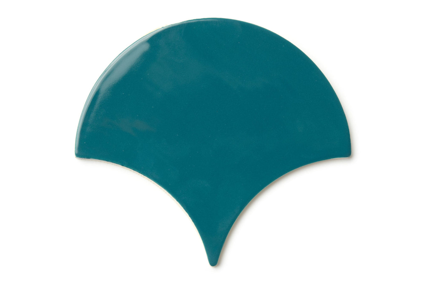 Large Moroccan Fish Scales - 29 Lake Superior, dark teal moroccan fish scale tile sample, dark teal mermaid tile sample, dark teal fish scale tile sample