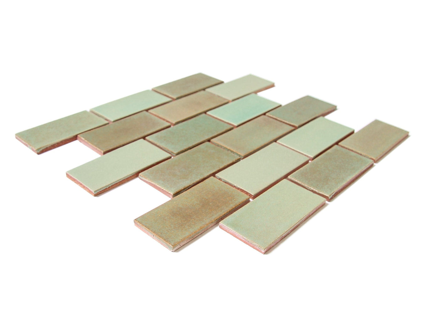 2x4 Subway Tile Patina