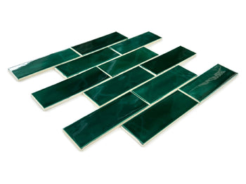 2"x6" Subway Tile - 75 Emerald