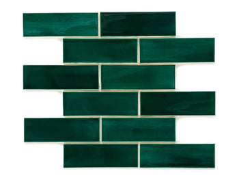 2"x6" Subway Tile - 75 Emerald