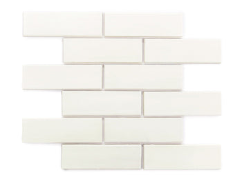 2"x6" Subway Tile - 11 Deco White
