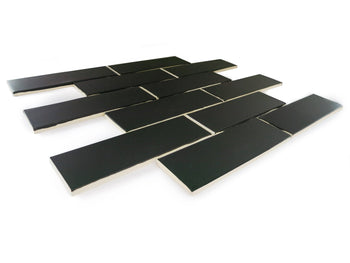2"x6" Subway Tile - 366 Satin Black