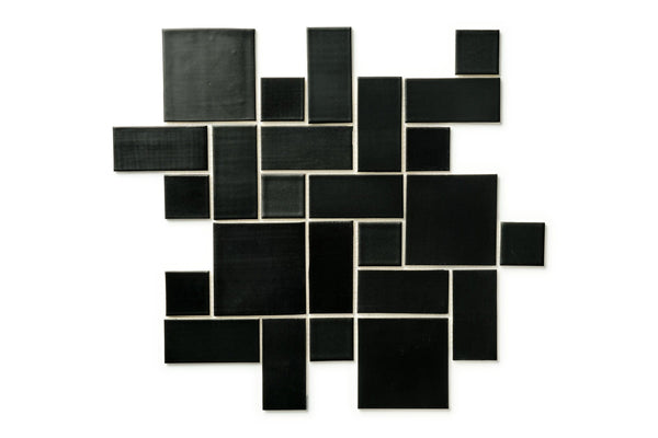 Large Craftsman Squares- Satin Black