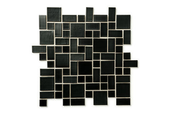 Small Craftsman Squares - 366 Satin Black