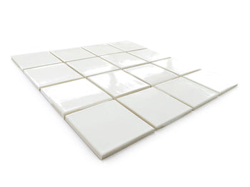 3"x3" Subway Tile - 11 Deco White