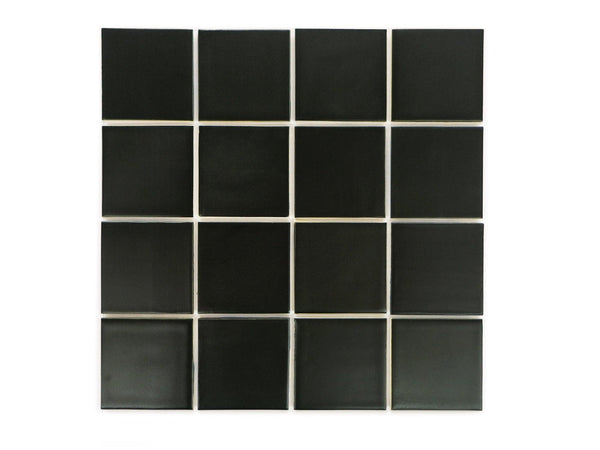 3x3 Subway Tile Satin Black