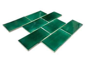 3"x6" Subway Tile - 75 Emerald