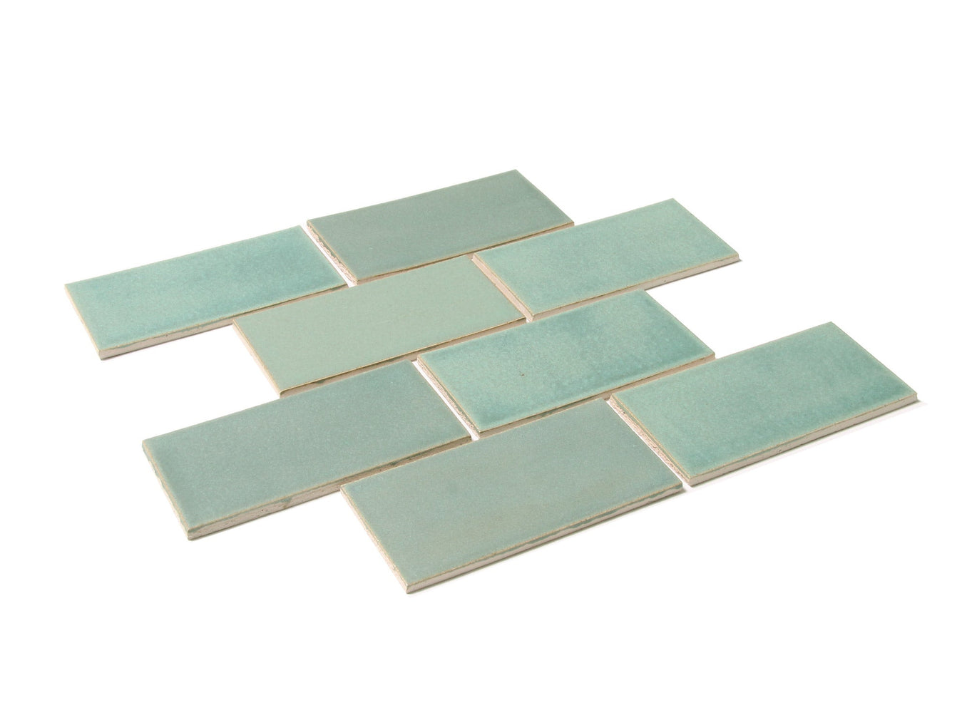 3x6 Subway Tile Old Copper, teal subway tile, teal green subway tile