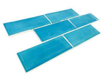 3"x8" Subway Tile - 1015E Caribbean Blue