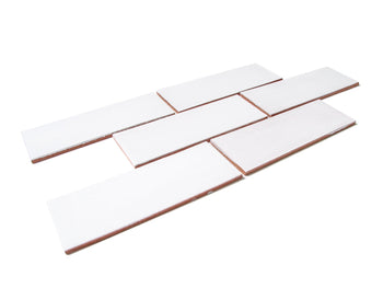 3"x8" Subway Tile - 130 White