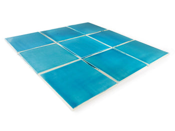4"x4" Subway Tile - 1015E Caribbean Blue