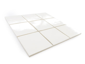 4"x4" Subway Tile - 11 Deco White