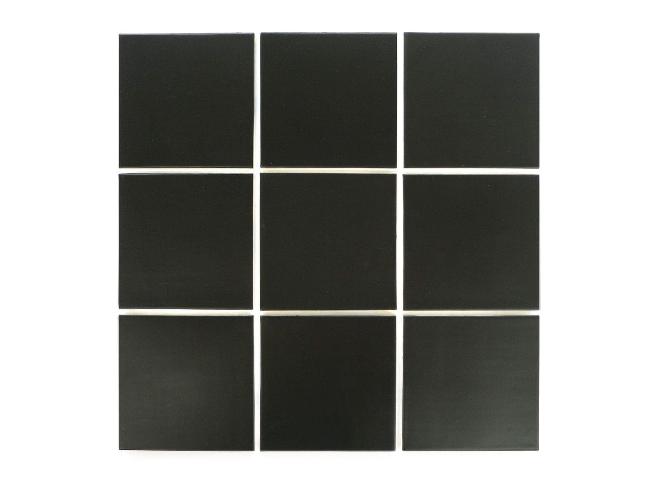 4x4 Subway Tile 366 Satin Black