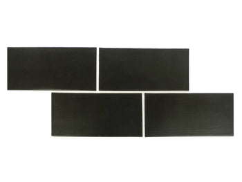 4"x8" Subway Tile - 366 Satin Black