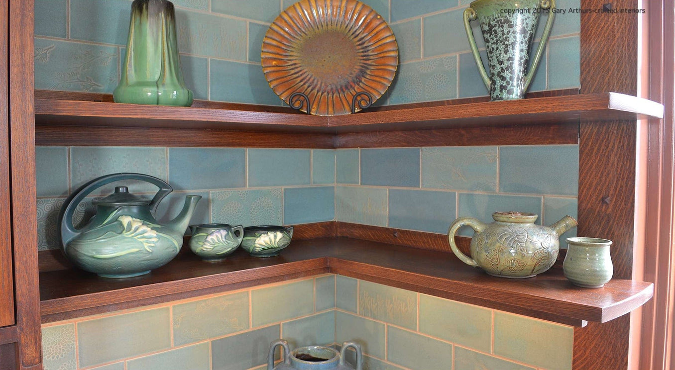 4x8 Subway Tile Old Copper Installed