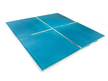 6"x6" Subway Tile - 1015E Caribbean Blue