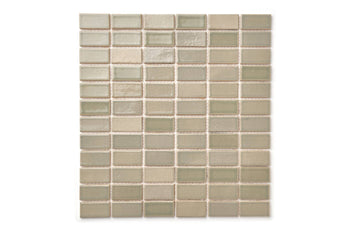 1"x2" Stacked Pattern - 815W Light Grey