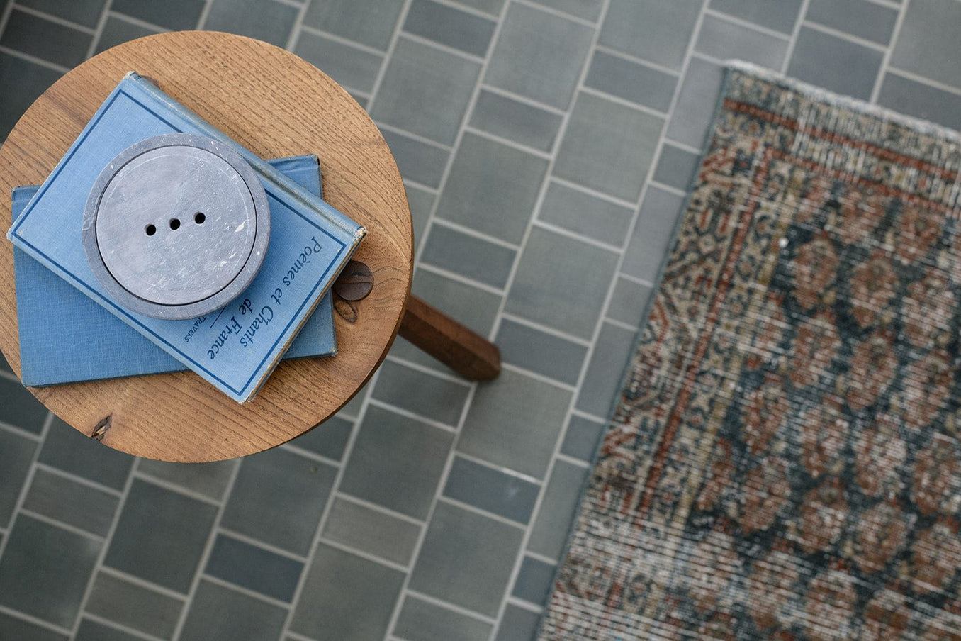 slate grey mosaic tile