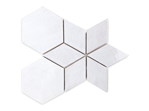 white diamond and hexagon tile, cool white star pattern tile, white star pattern, white hexagon diamond star pattern tile, cool white hexagon diamond star pattern tile
