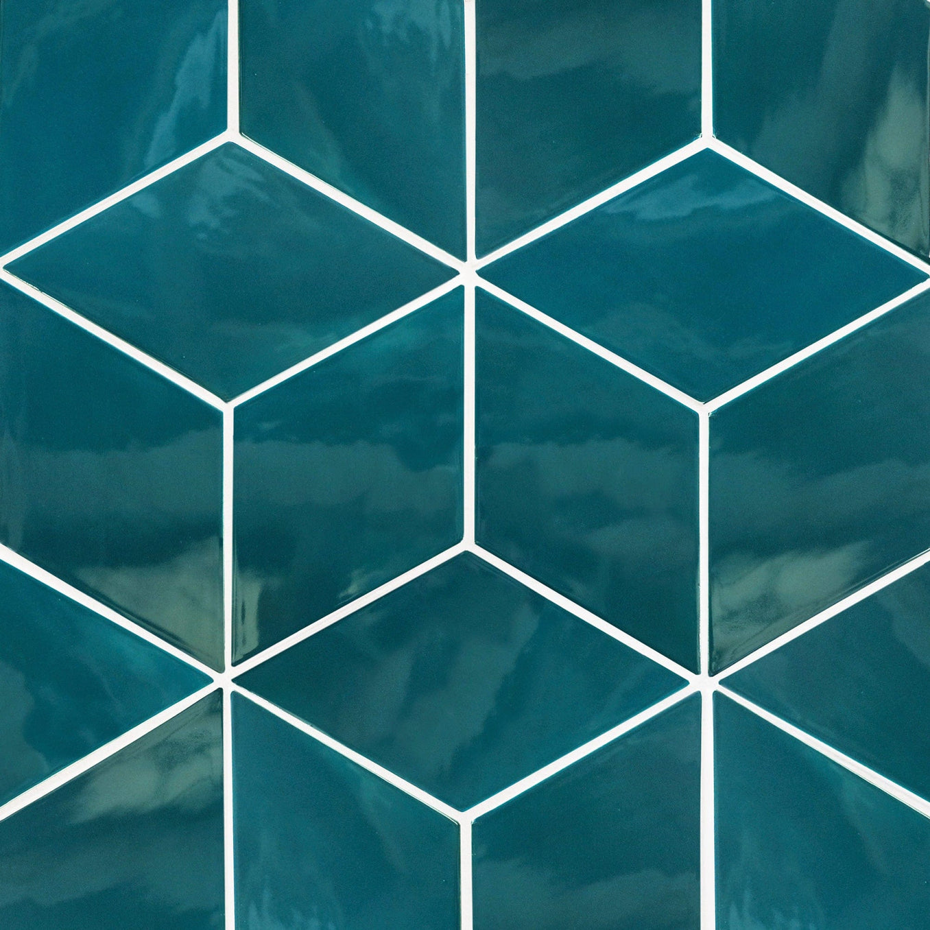 Large Diamonds- Teal