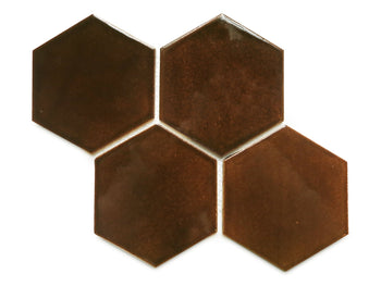Large Hexagon - 1673 Espresso